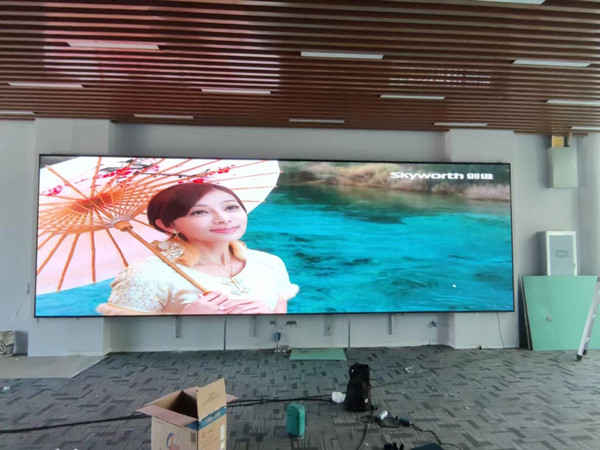 镇江P1.53led小间距屏安装案例